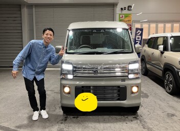 エブリイワゴンご納車でした☆
